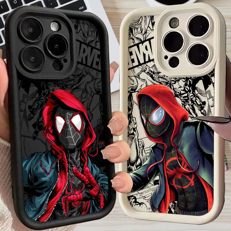 Phone Cases Protective - Spider-man Miles Morales Case For Apple