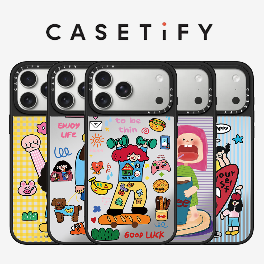 Ring Stand Case - CASETiFY Dopamine Girl Pattern Print Series