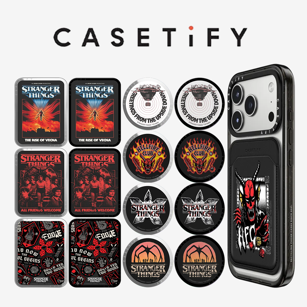 Ring Stand Case - CASETIFY Stranger Things Series Magnetic Phone