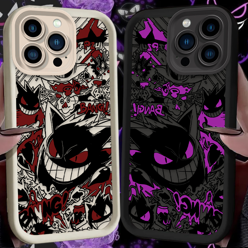Phone Cases Protective - P-Pokemon Gengar Graffiti Phone Case for