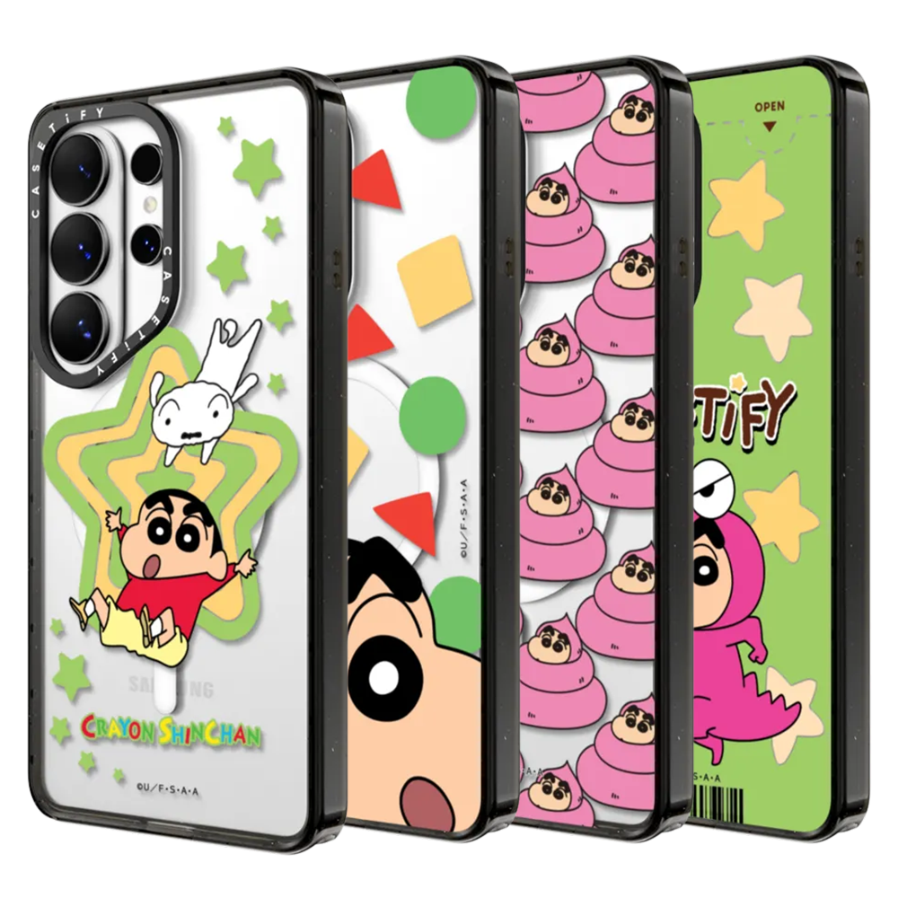 Ring Stand Case - CASETiFY Crayon Shin-chan Cartoon Series Magnetic