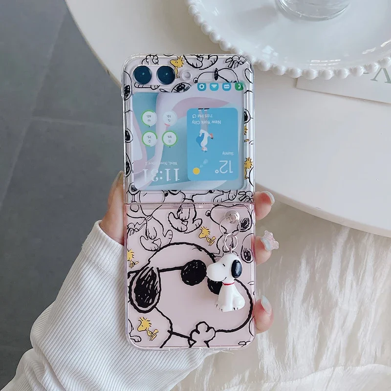 Phone Cases Transparent - Cute Cartoon Snoopy Charlie Brown Peanuts