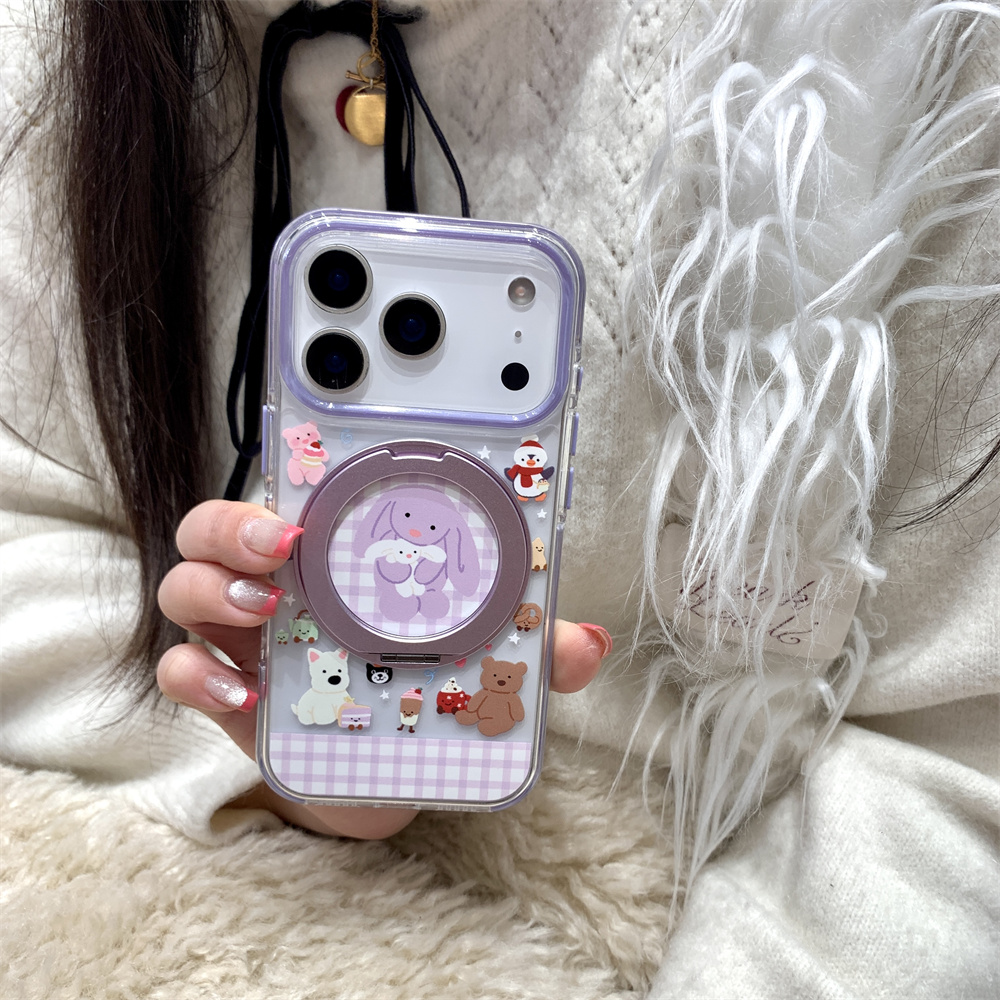 Ring Stand Case - New Cute Fro Magnetic Case Cute