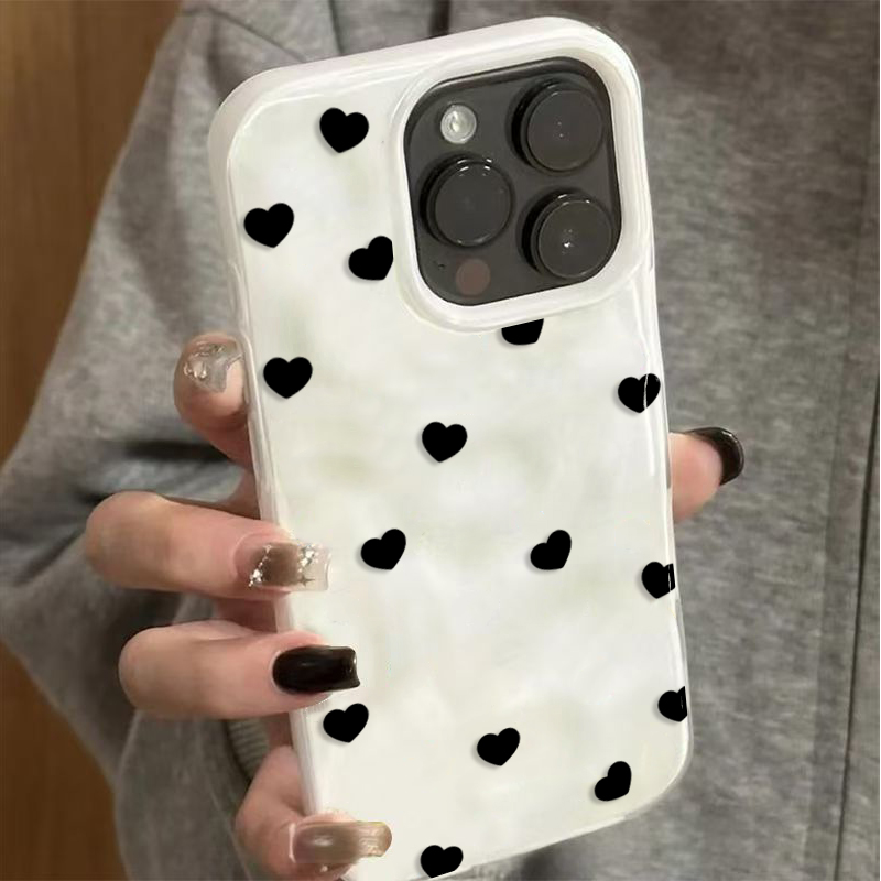Aesthetic Cute Black Heart Sho – Phone Cases Protective Bewertung und Preis
