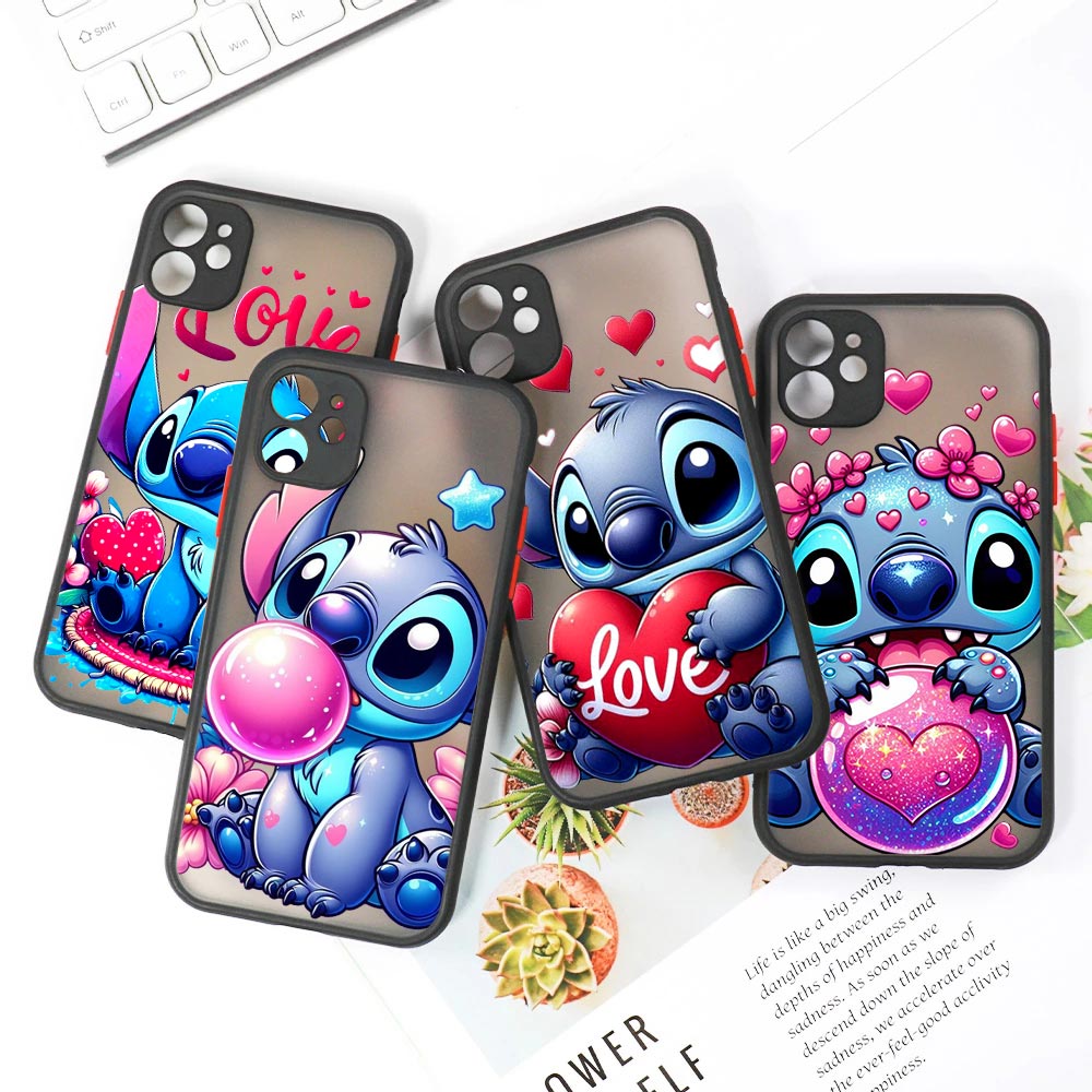 Cute Stitch Love Matte Translu – Phone Cases Protective Bewertung und Preis