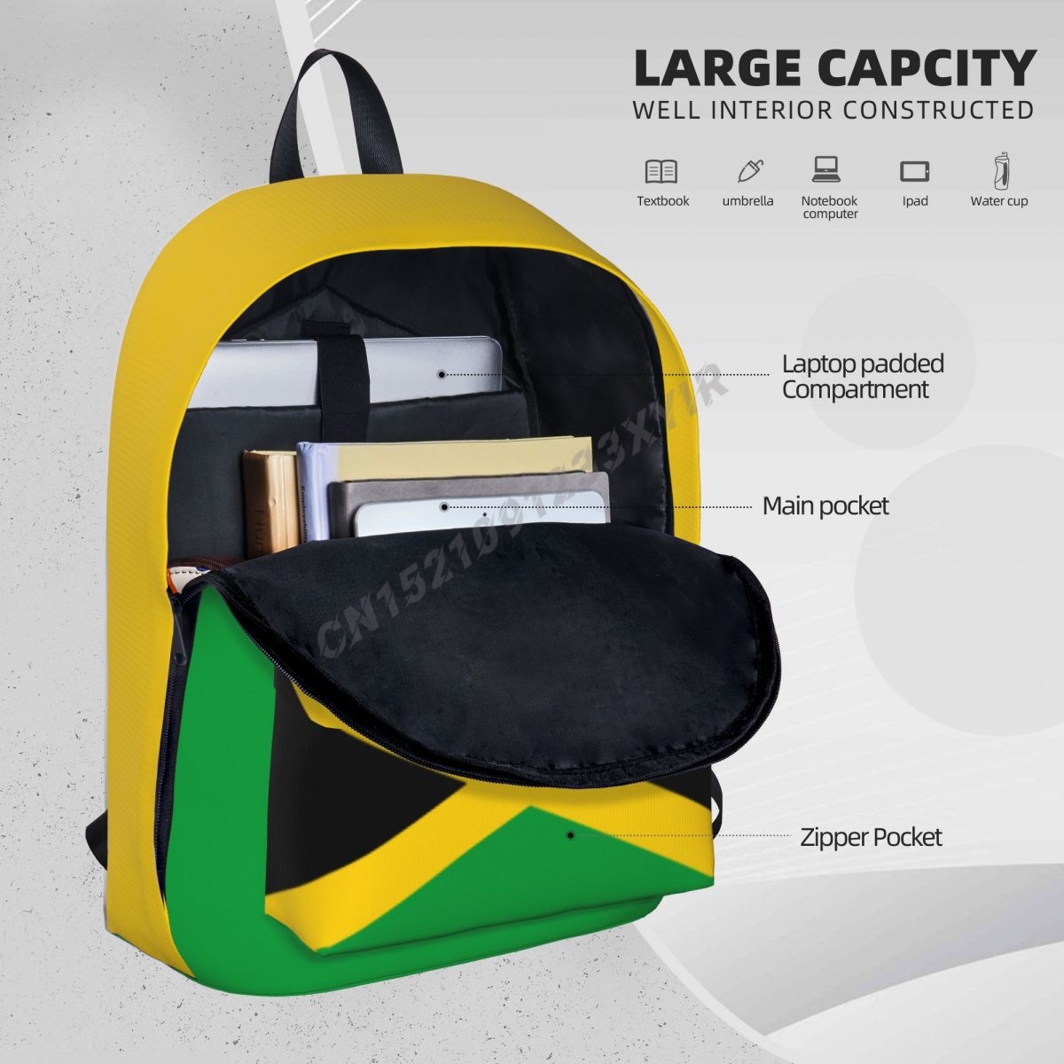 Unisex Backpack Jamaica Flag J – Phone Cases Jamaica Bewertung und Preis