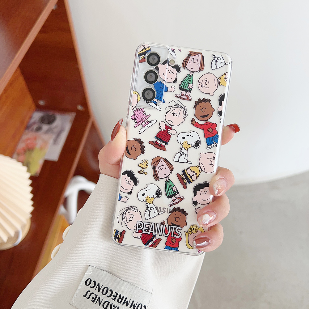 Cute Cartoon Peanut Snoopy Cha – Phone Cases Transparent Bewertung und Preis