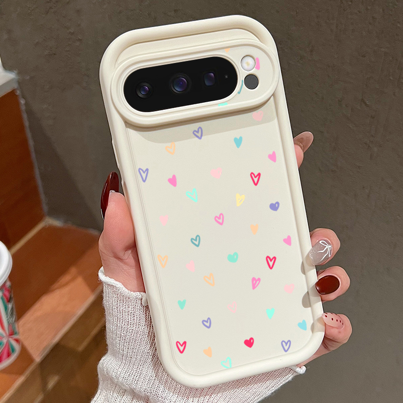 Colorful Little Hearts Soft Ca – Phone Cases Google Pixel 10 Pro Bewertung und Preis