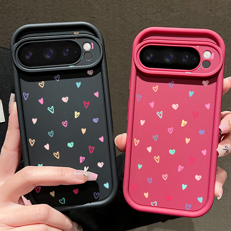 Colorful Little Hearts Soft Ca – Phone Cases Google Pixel 10 Pro Bewertung und Preis