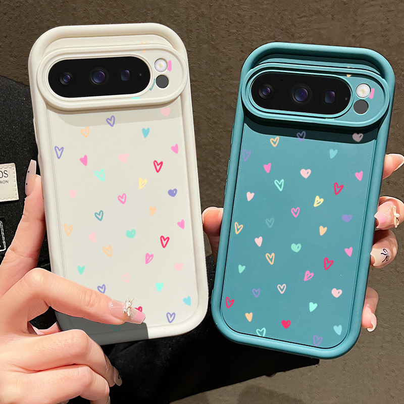 Colorful Little Hearts Soft Ca – Phone Cases Google Pixel 10 Pro Bewertung und Preis