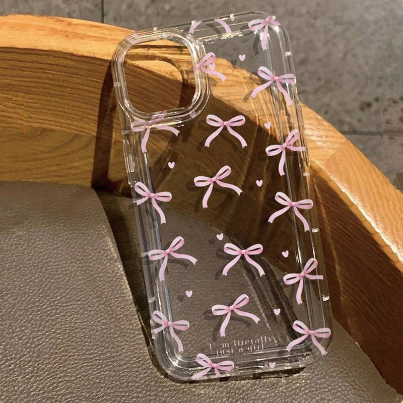 Cute Pink Heart Bow Phone Case – Phone Cases Dior Bewertung und Preis