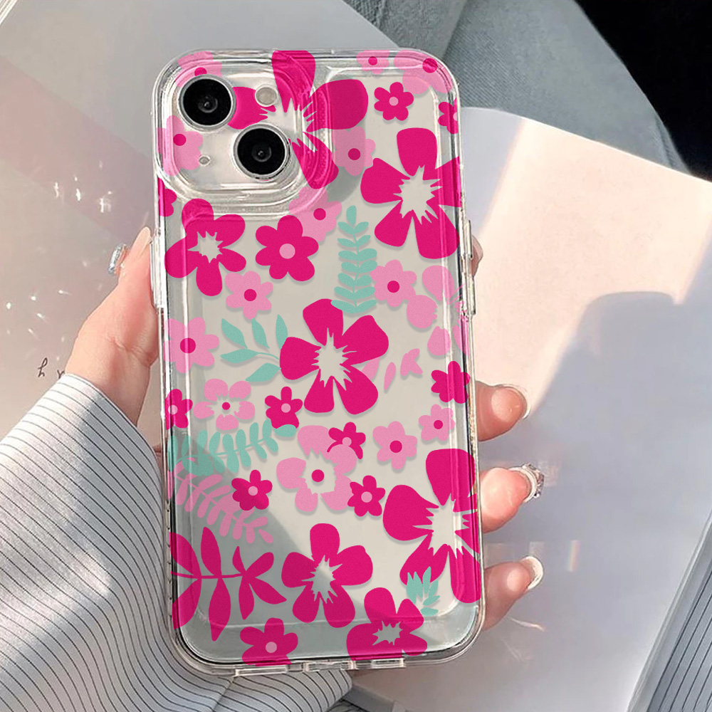 Flower Clear Phone Case For iP – Phone Cases Transparent Bewertung und Preis