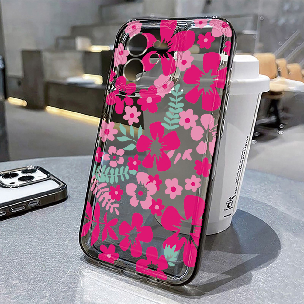 Flower Clear Phone Case For iP – Phone Cases Transparent Bewertung und Preis