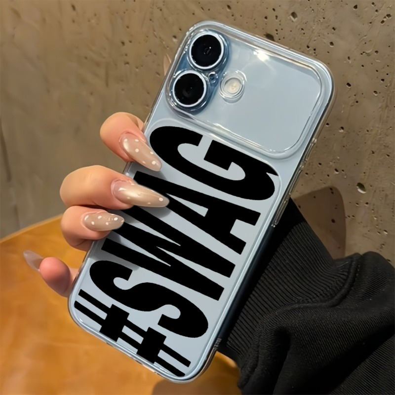 Hot Pink Black SWAG Letter Cle – Phone Cases Transparent Bewertung und Preis