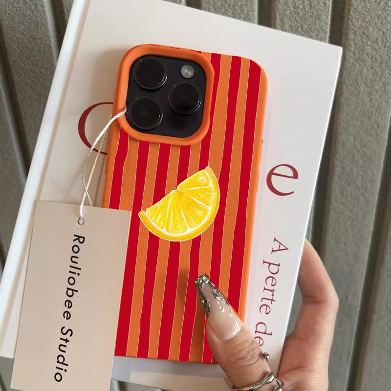 Fashion Lemon Pattern TPU Sili – Phone Cases Iphone 16 Bewertung und Preis