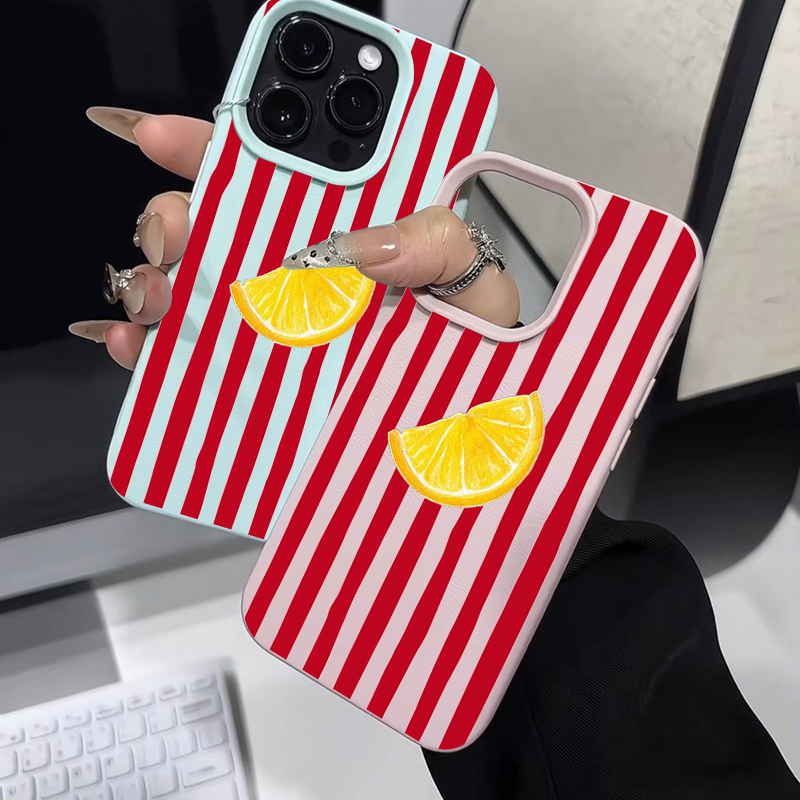 Fashion Lemon Pattern TPU Sili – Phone Cases Iphone 16 Bewertung und Preis