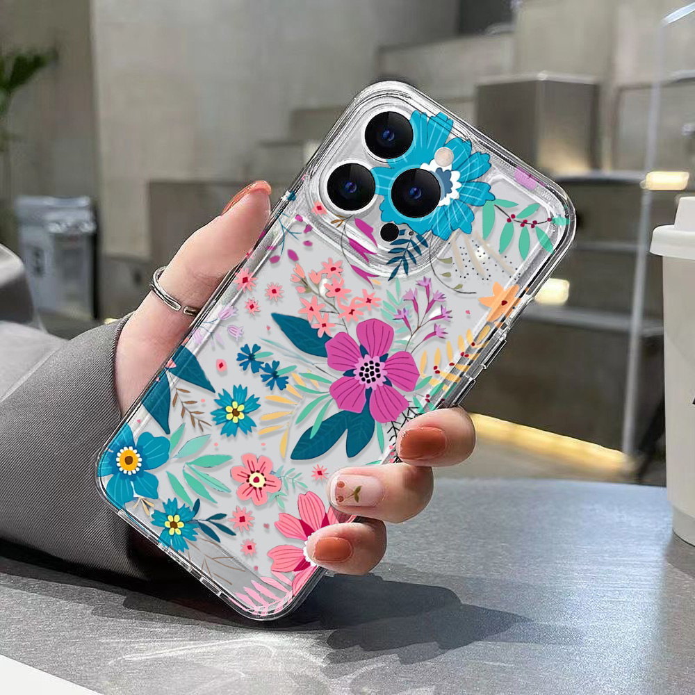 Silicone Flower Phone Case For – Phone Cases Transparent Bewertung und Preis