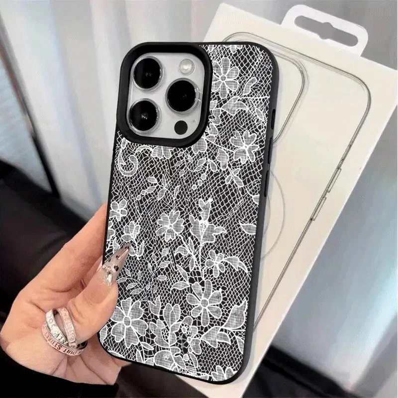 White Lace Patterned Lychee Te – Phone Cases Dior Bewertung und Preis