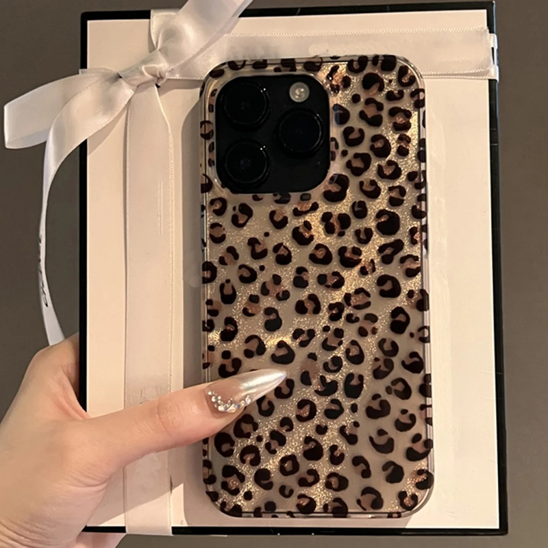 Cute Leopard Print Clear Phone – Phone Cases Dior Bewertung und Preis