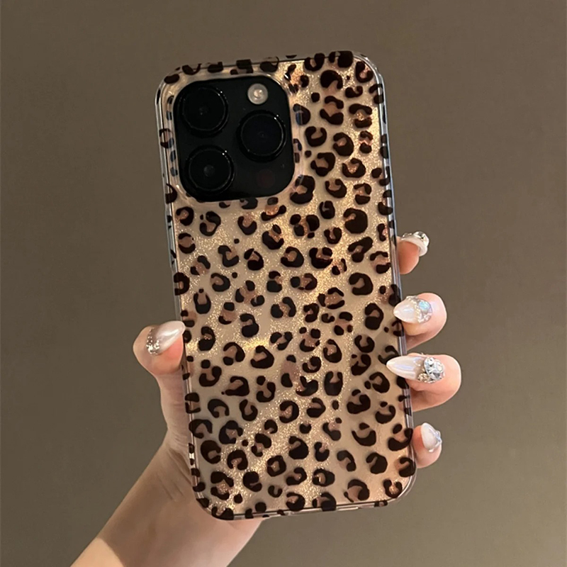 Cute Leopard Print Clear Phone – Phone Cases Dior Bewertung und Preis