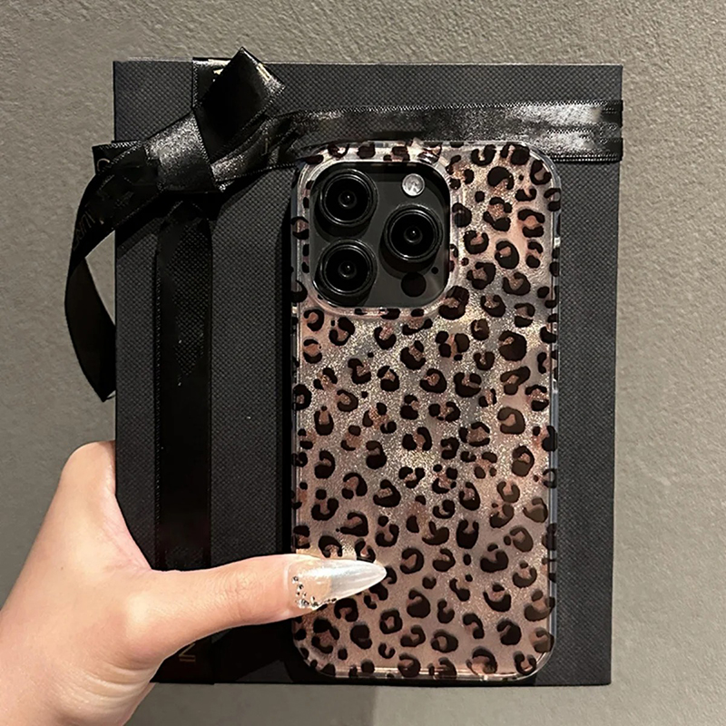Cute Leopard Print Clear Phone – Phone Cases Dior Bewertung und Preis