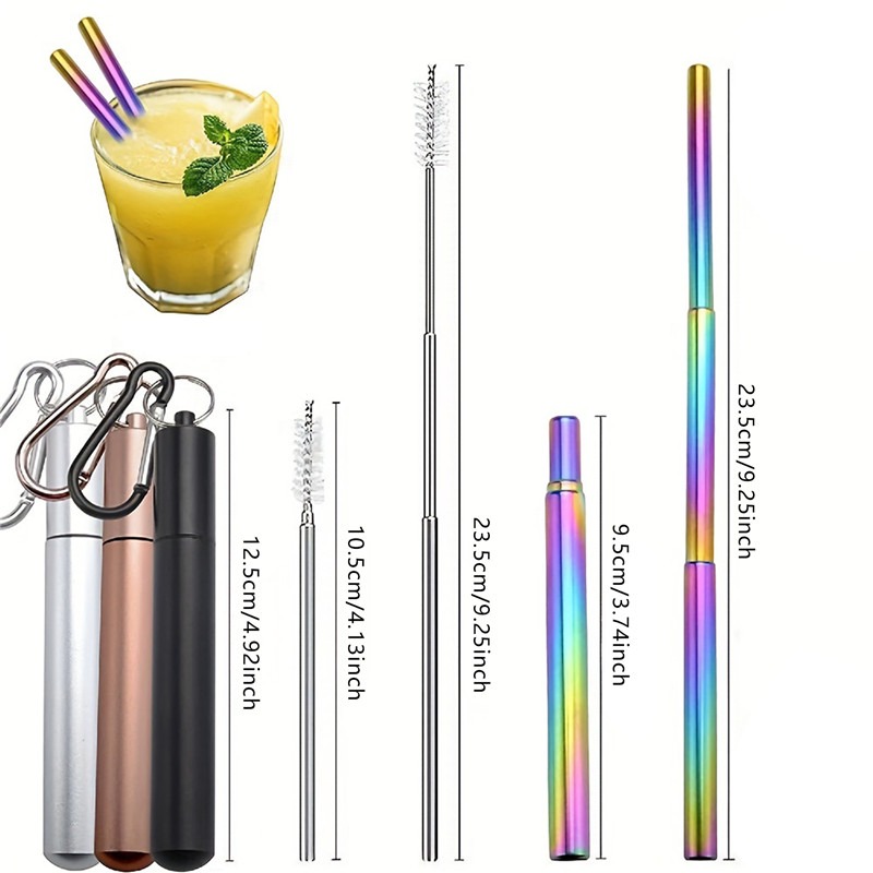 Reusable Telescopic Straw Stai – Phone Cases The Dairy Bewertung und Preis