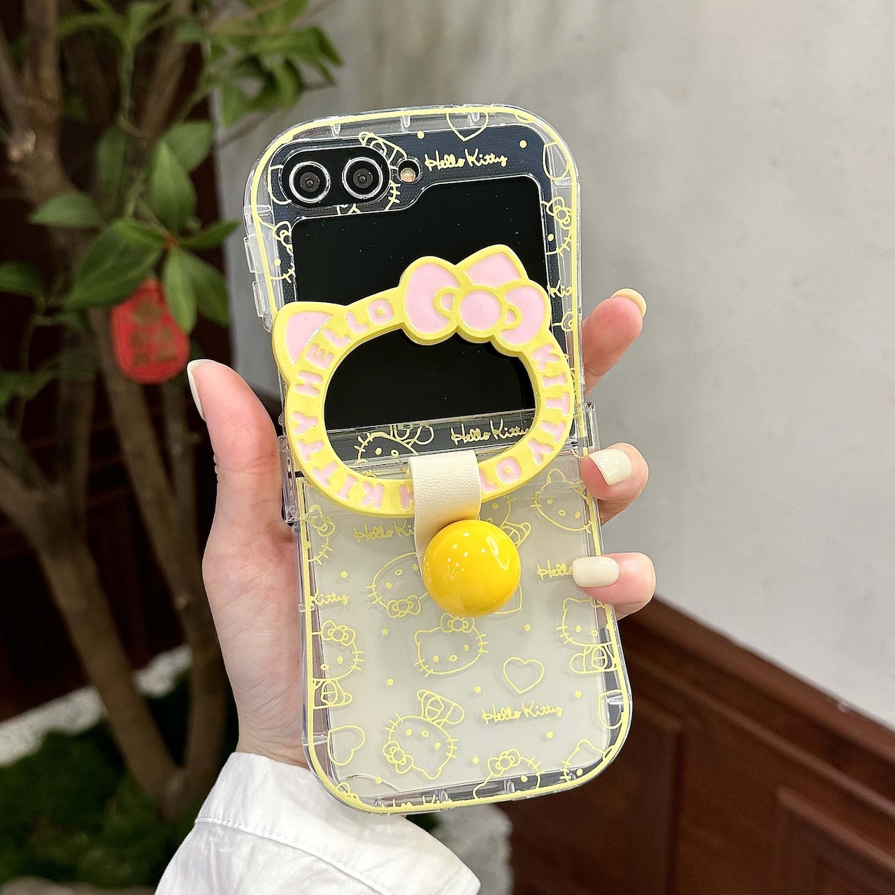 Outline Print For Hello Kitty  – Ring Stand Case Bewertung und Preis