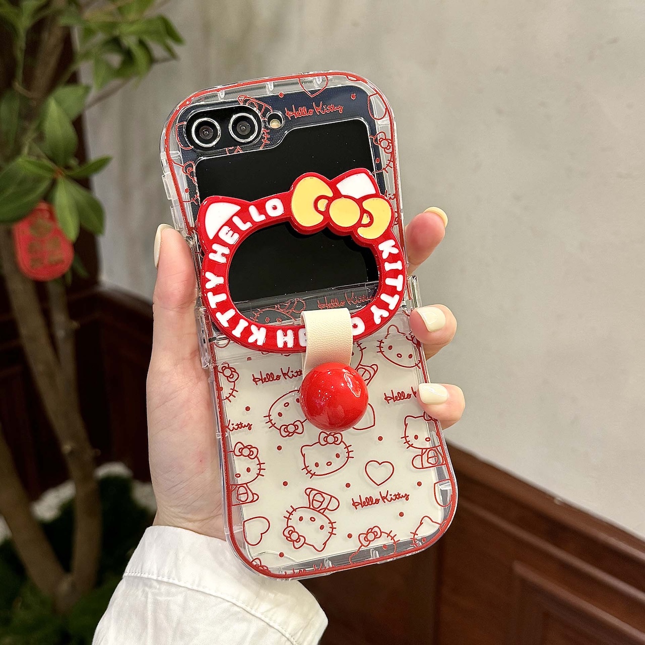 Outline Print For Hello Kitty  – Ring Stand Case Bewertung und Preis