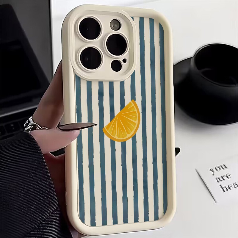 Striped Lemon Slice Pattern Ph – Phone Cases Iphone 16 Bewertung und Preis