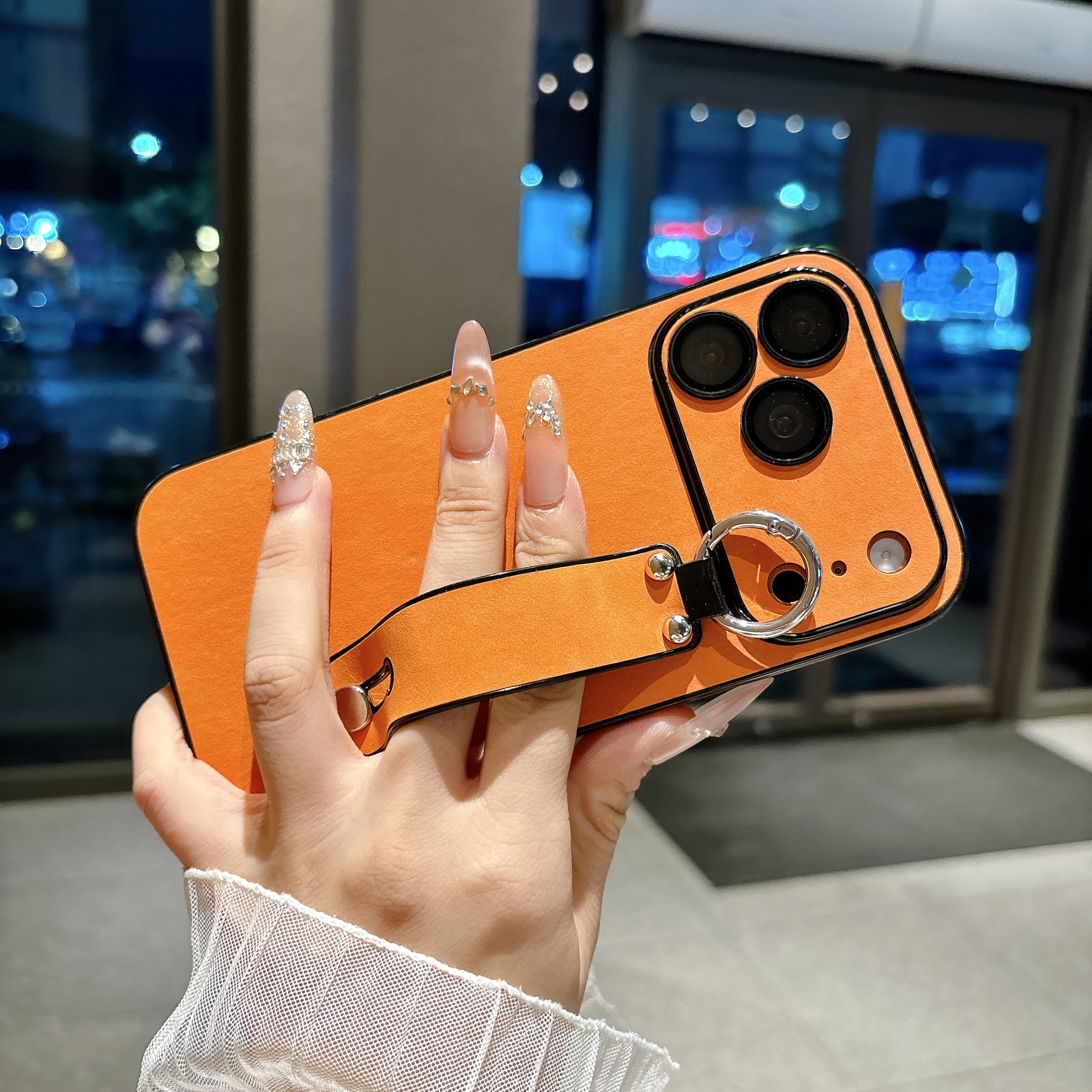 Suede Leather Wrist Strap Hold – Phone Cases Iphone 16 Bewertung und Preis
