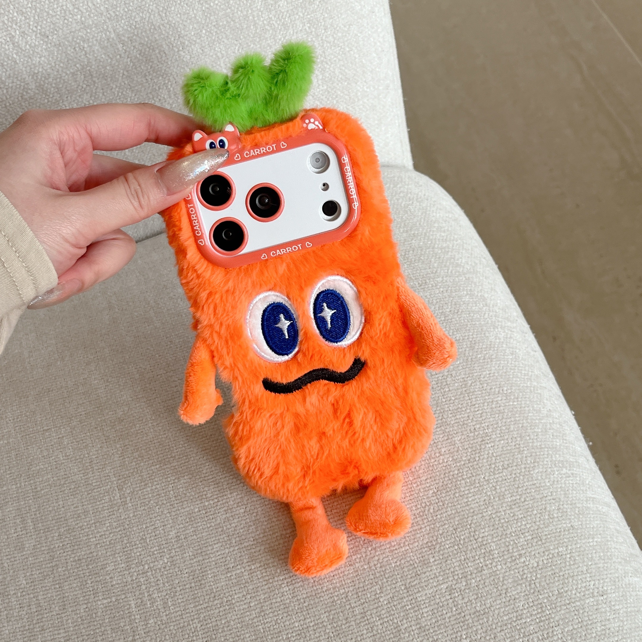 Cute Plush Phone Case with Qui – Phone Cases Iphone 17 Bewertung und Preis