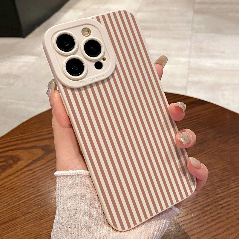 Pink Striped Painted Anti-Drop – Phone Cases Iphone 16 Bewertung und Preis
