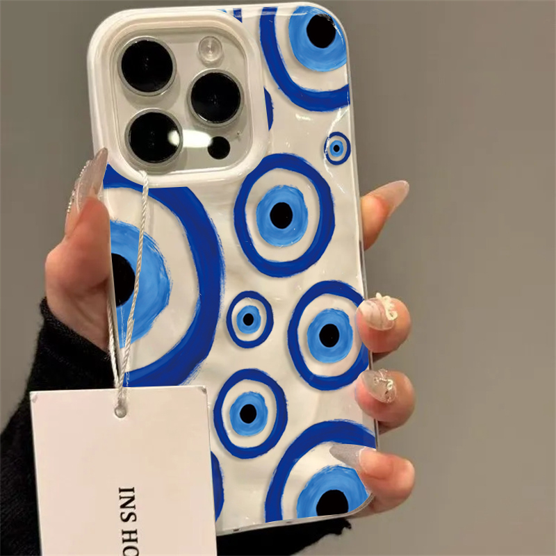 Retro Blue Eye Design Phone Ca – Phone Cases Dior Bewertung und Preis