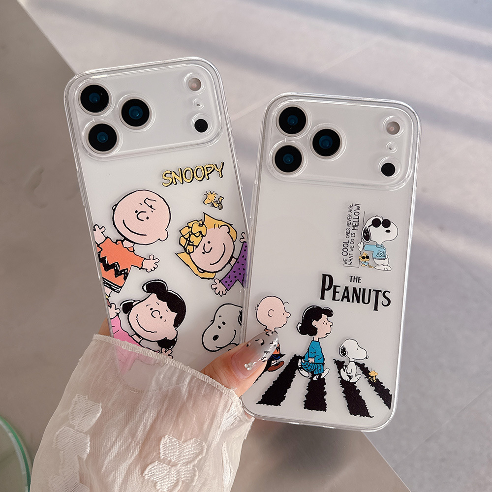 Cute Cartoon Peanut Snoopy Cha – Phone Cases Transparent Bewertung und Preis