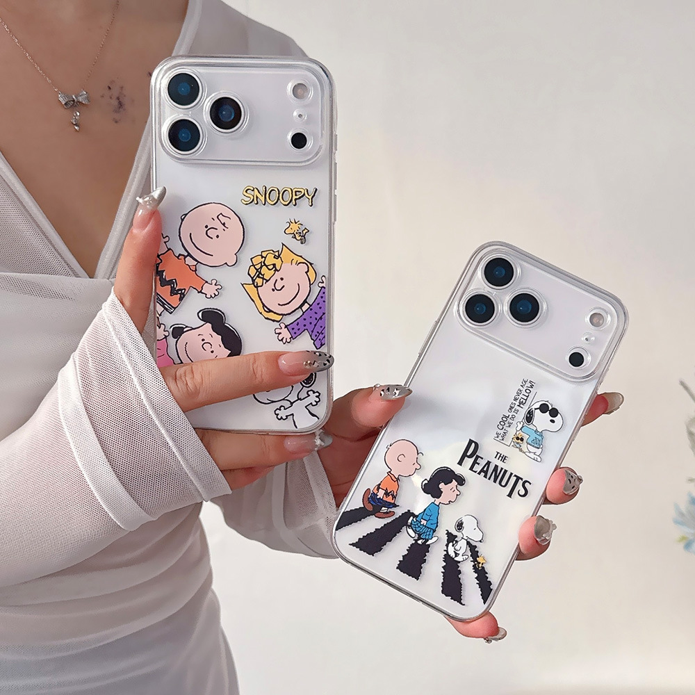 Cute Cartoon Peanut Snoopy Cha – Phone Cases Transparent Bewertung und Preis
