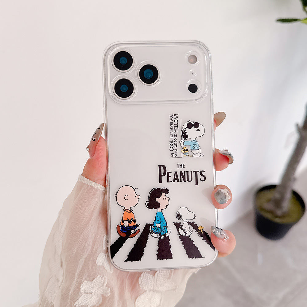 Cute Cartoon Peanut Snoopy Cha – Phone Cases Transparent Bewertung und Preis